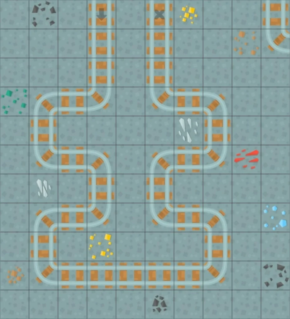 Abandoned Mine map in blooket tower defense.