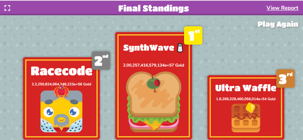 Gold Quest (Blooket) 11 gold quest final report