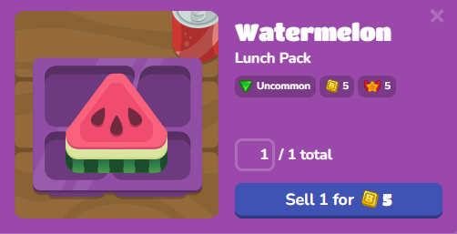 Watermelon blook in game details