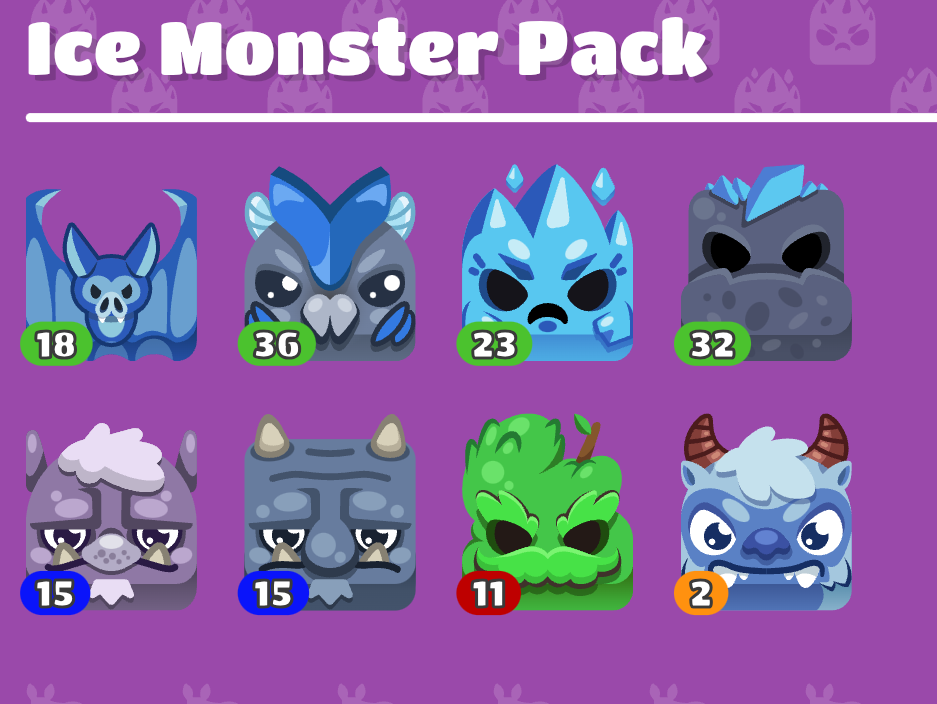 Ice Monster Pack 13 Ice Monster Pack collection 1