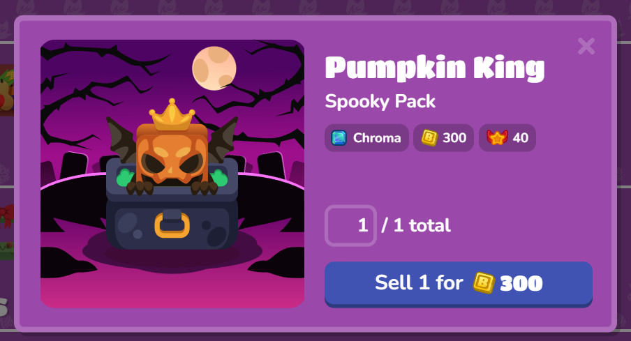 Pumpkin King 2 Pumpkin King in collection