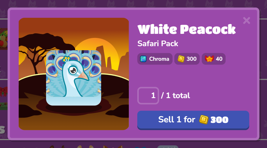 White Peacock Blook 2 White peacock blook in collection