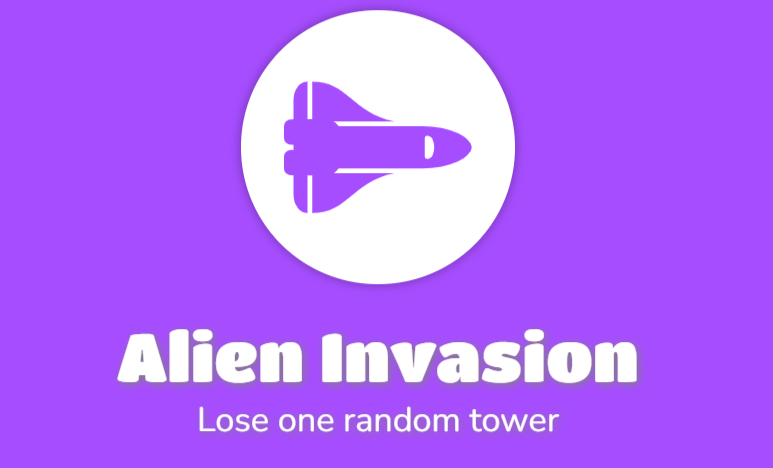 Tower Defense (Blooket) 17 alien invanson