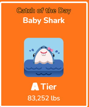 Fishing Frenzy 10 baby shark