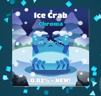Ice Crab 2 ice crab when you got it first