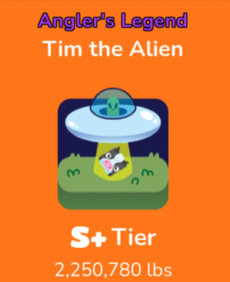 Fishing Frenzy 5 tim the alien in fishing frenzy