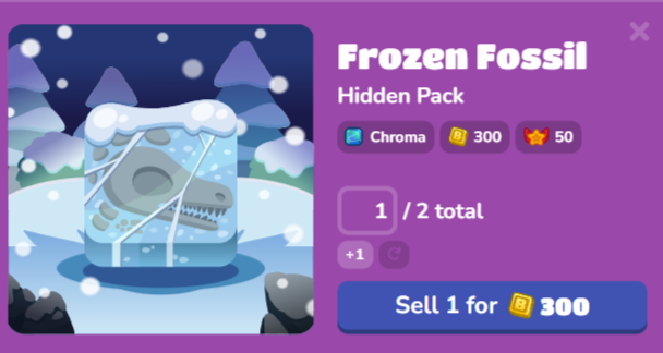 Frozen Fossil in Blooks Collection