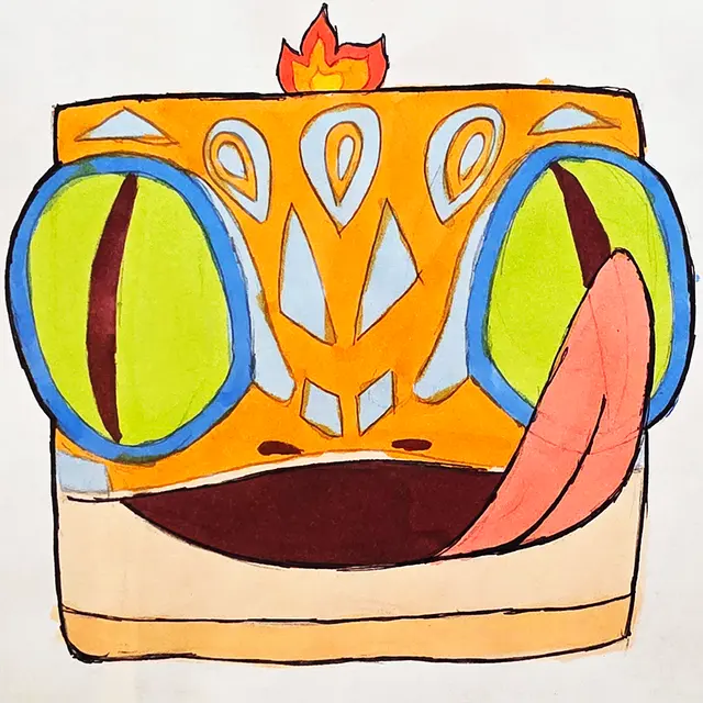 Fuego Blook 2 Fuego original drawing