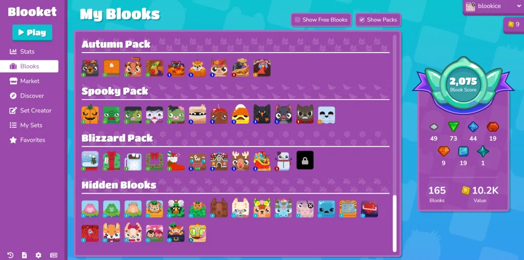 blookice blook score